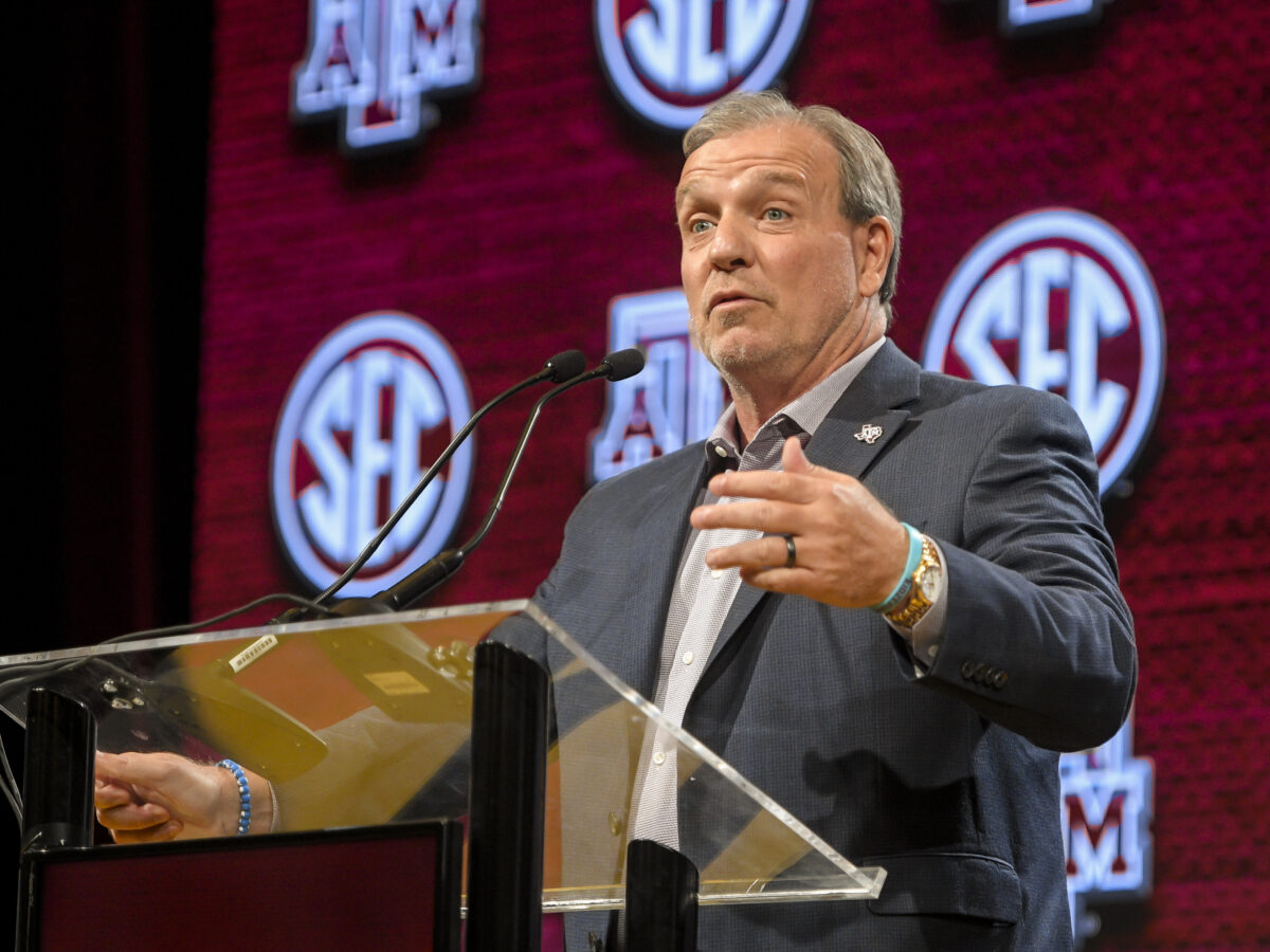 ‘I don’t worry about what people think. I know what we can do:’ Jimbo Fisher speaks before Aggies’ 17th fall camp practice