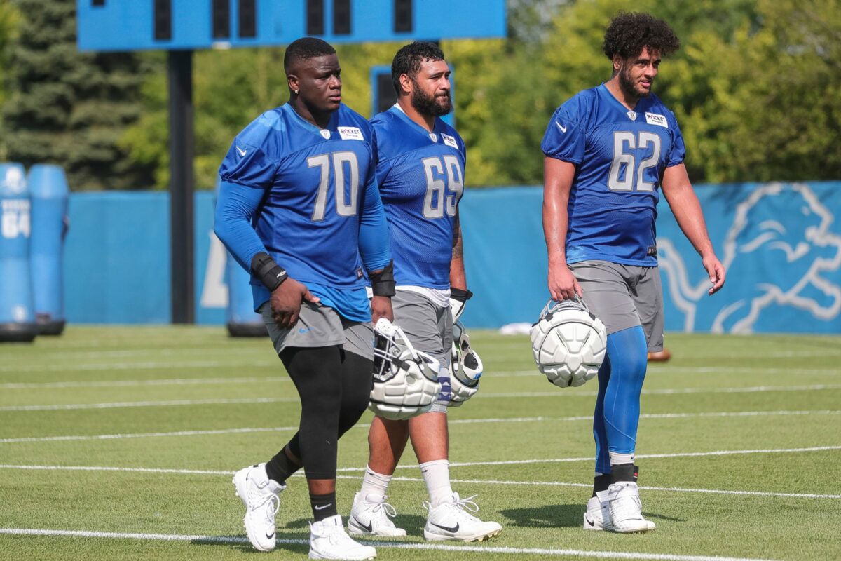 Updating the Lions camp battle for the No. 3 offensive tackle