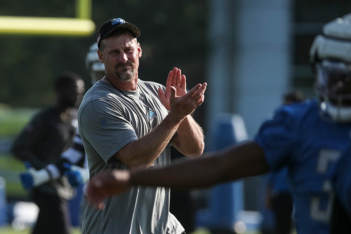 Dan Campbell shows support for the Lions’ award-winning PR team