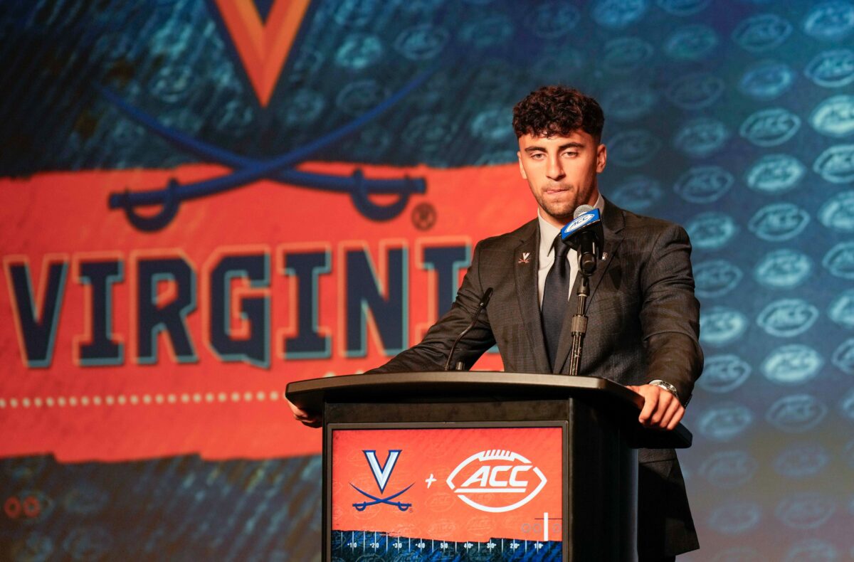 Virginia names starting quarterback for season opener versus Tennessee