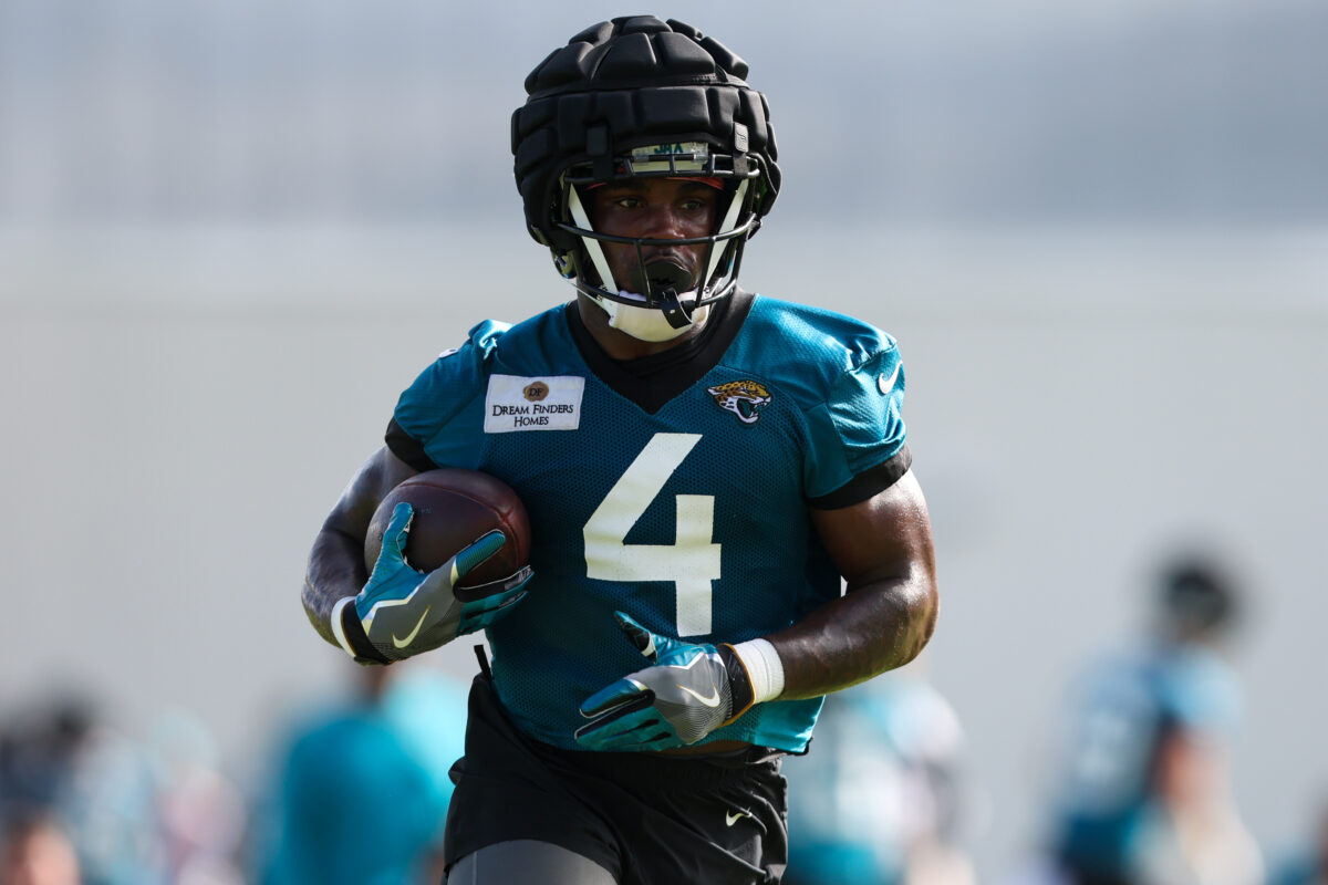 Jaguars RB Tank Bigsby making a statement at training camp