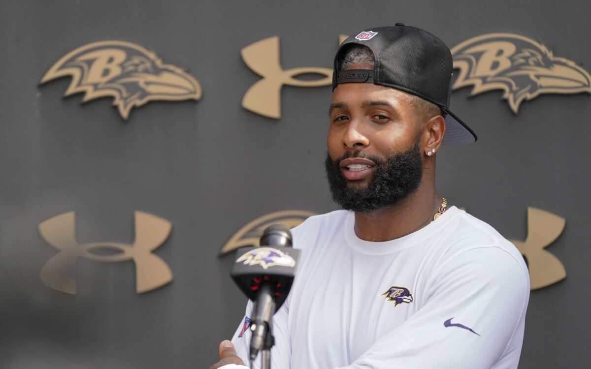 Odell Beckham Jr. delivered evergreen advice about regrets and mistakes as Ravens’ veteran leader