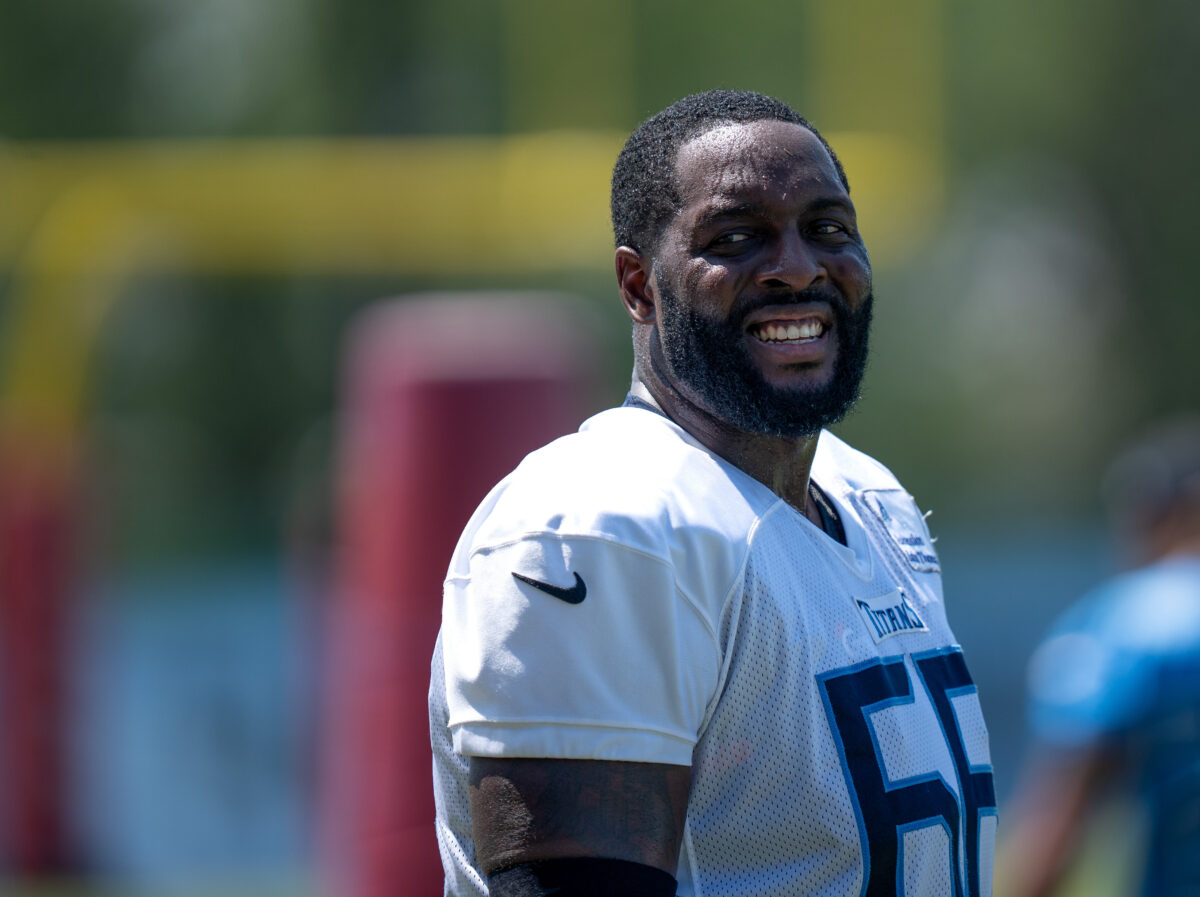 Titans’ Mike Vrabel: Chris Hubbard is starter at right tackle for now