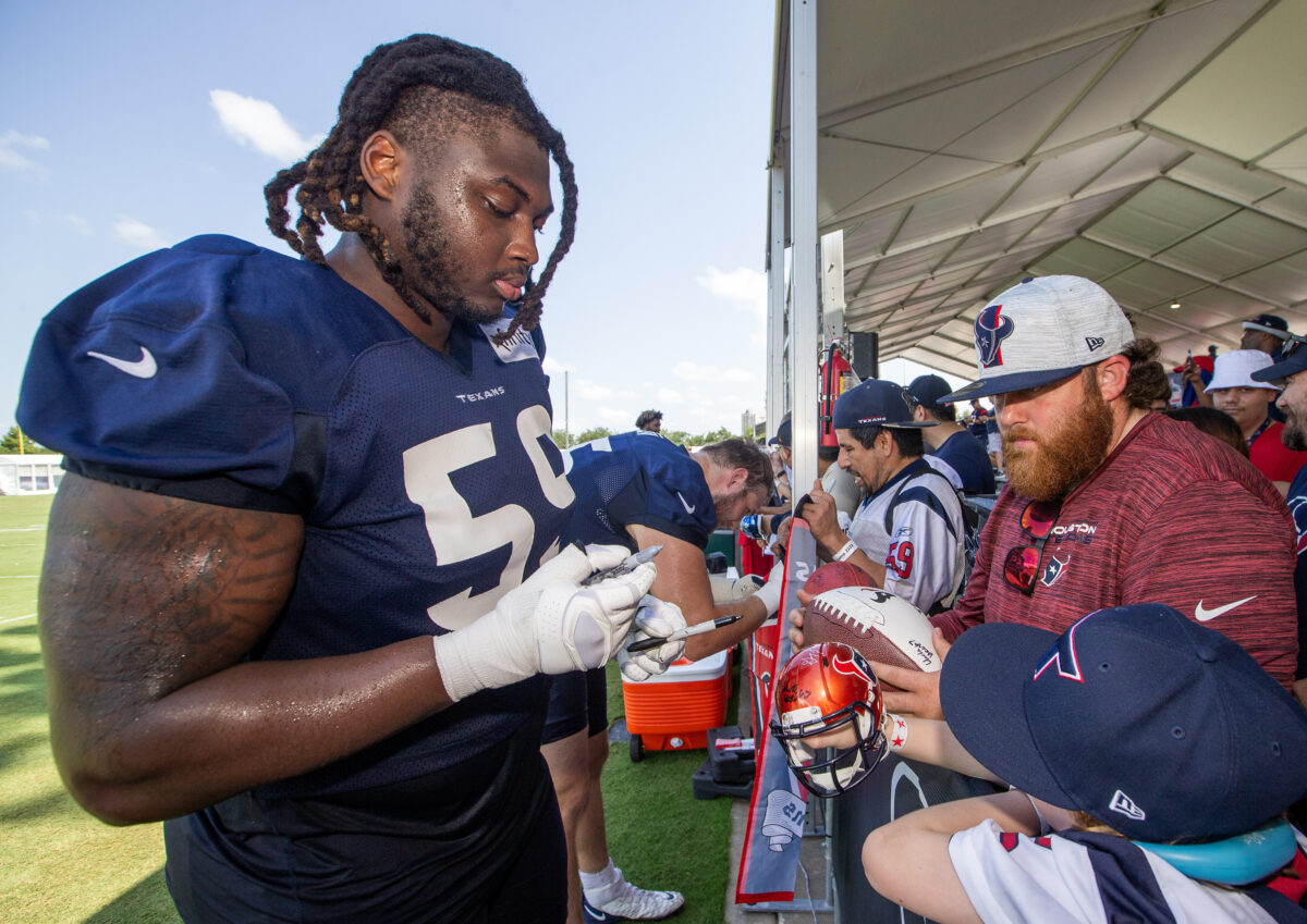 Texans G Kenyon Green wants to improve technique in second season