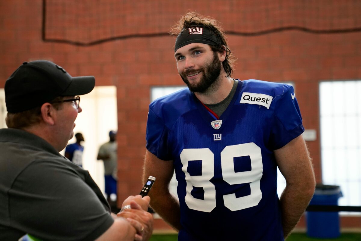 Former Bills TE Tommy Sweeney ‘good’ after ‘medical event’ at Giants practice