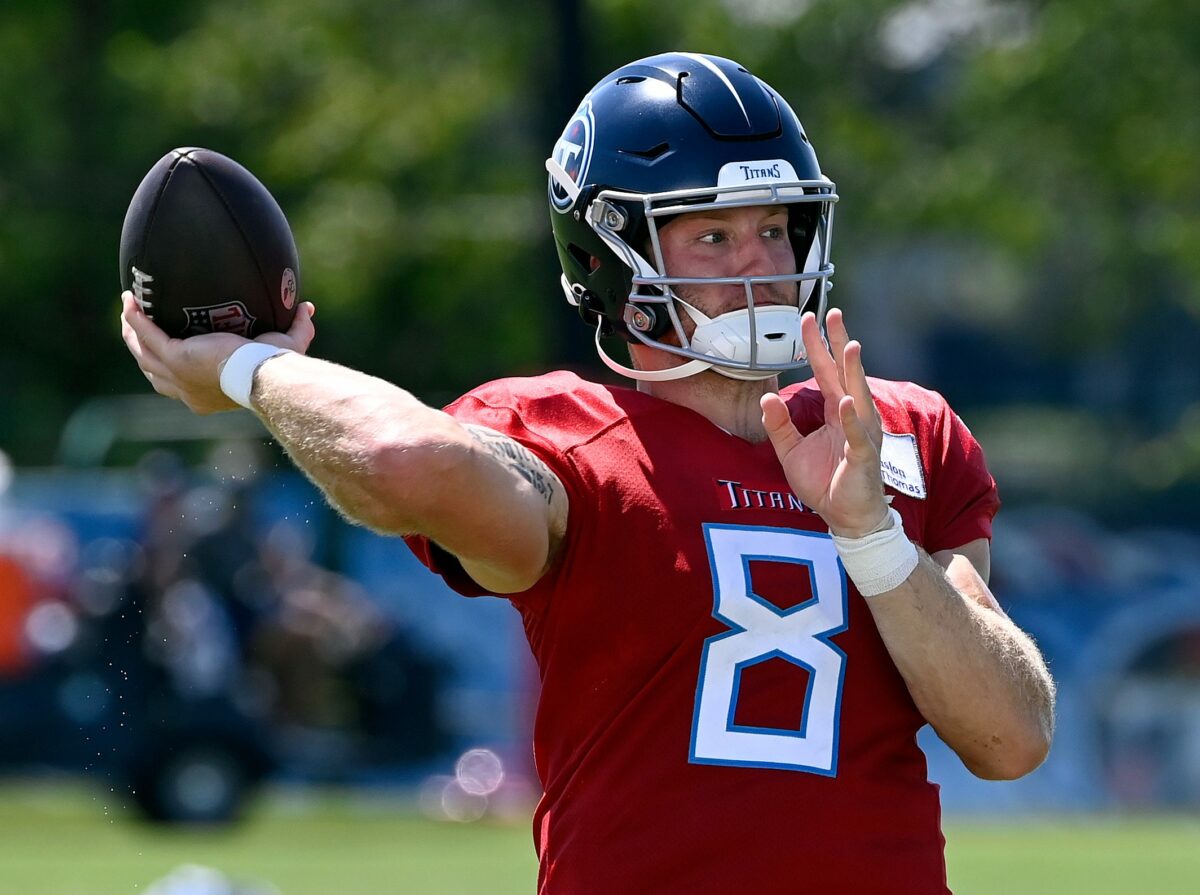 Titans QB Will Levis expected to play second half vs Bears