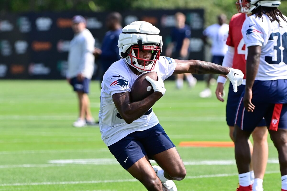 Positive update on health status of Patriots RB Pierre Strong Jr.