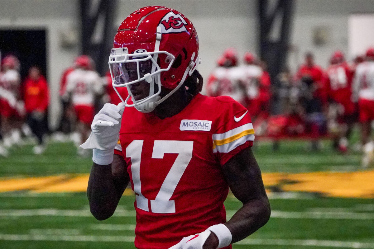 Chiefs WR Richie James talks about comfort with Patrick Mahomes