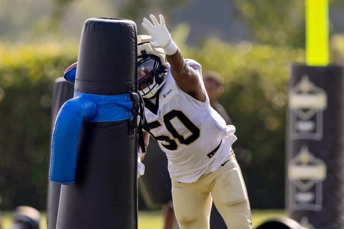 Saints LB Andrew Dowell’s season is over after training camp knee injury