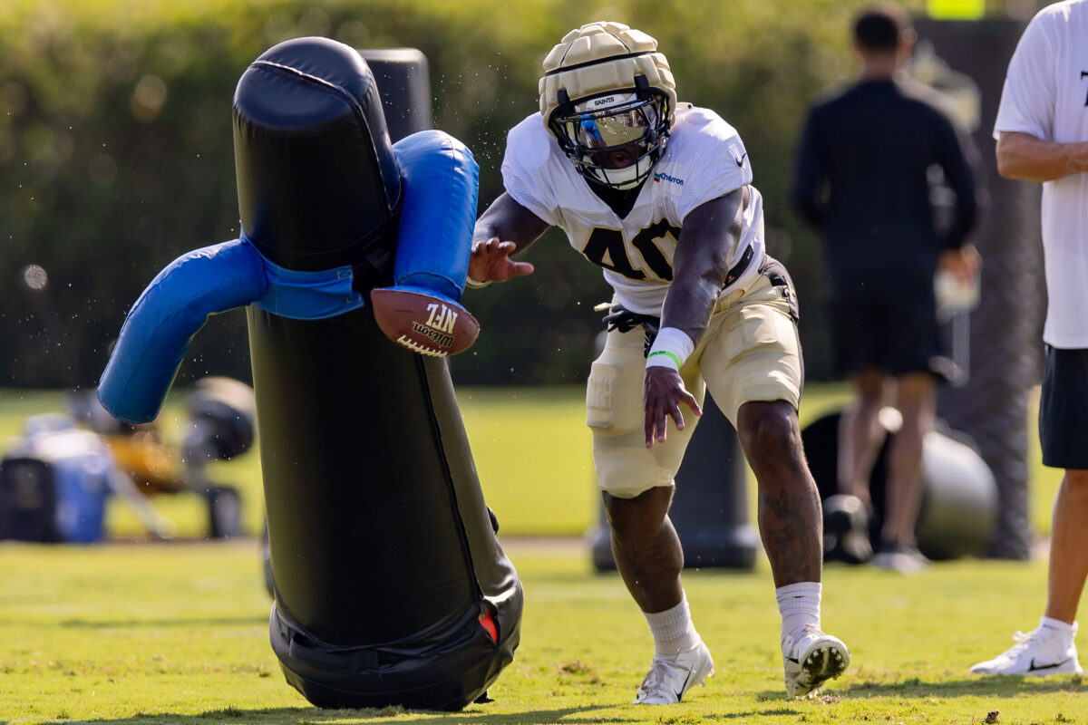 Report: New Orleans Saints waive rookie linebacker Nick Anderson