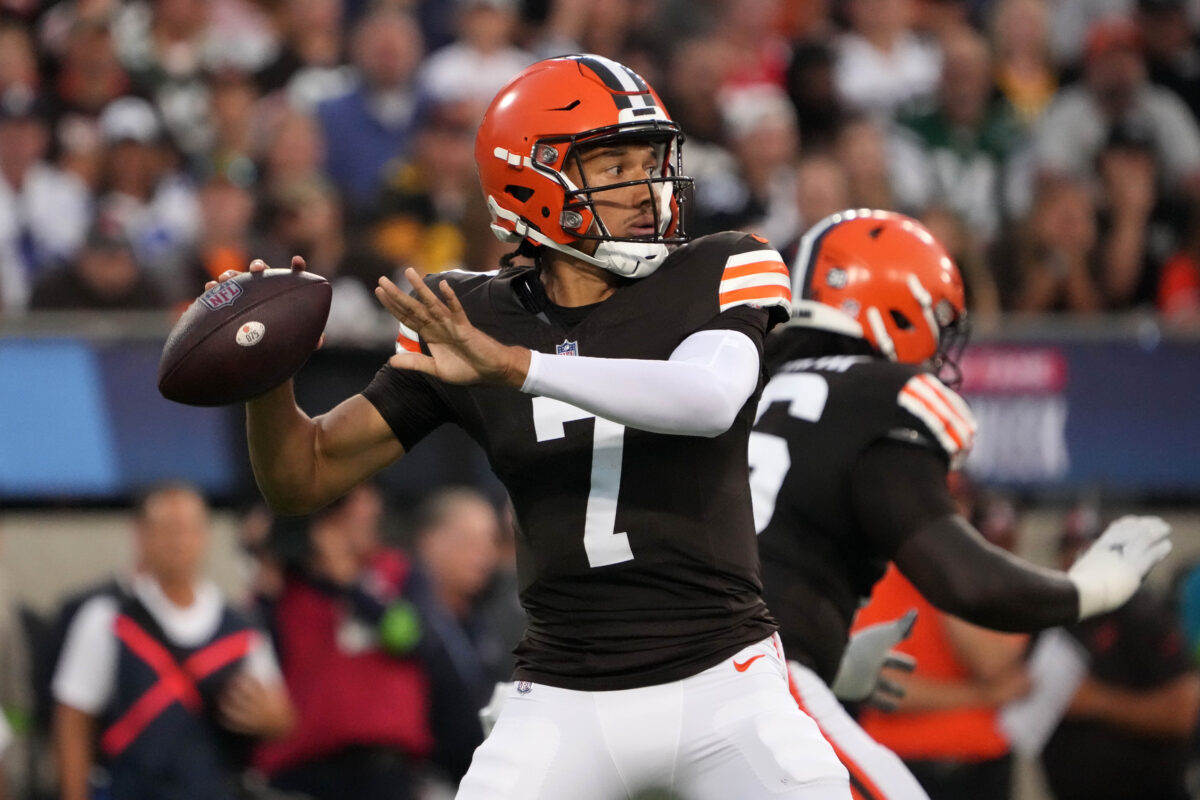 The Cleveland Browns have released former Texas A&M QB Kellen Mond