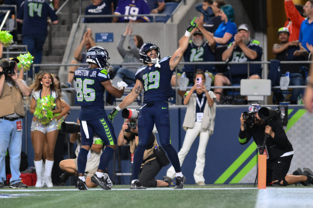 Jake Bobo has made the Seahawks initial 53-man roster