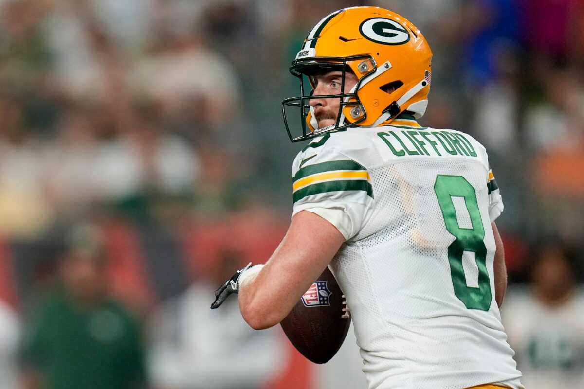 Sean Clifford has more ups than downs in NFL preseason debut for Packers