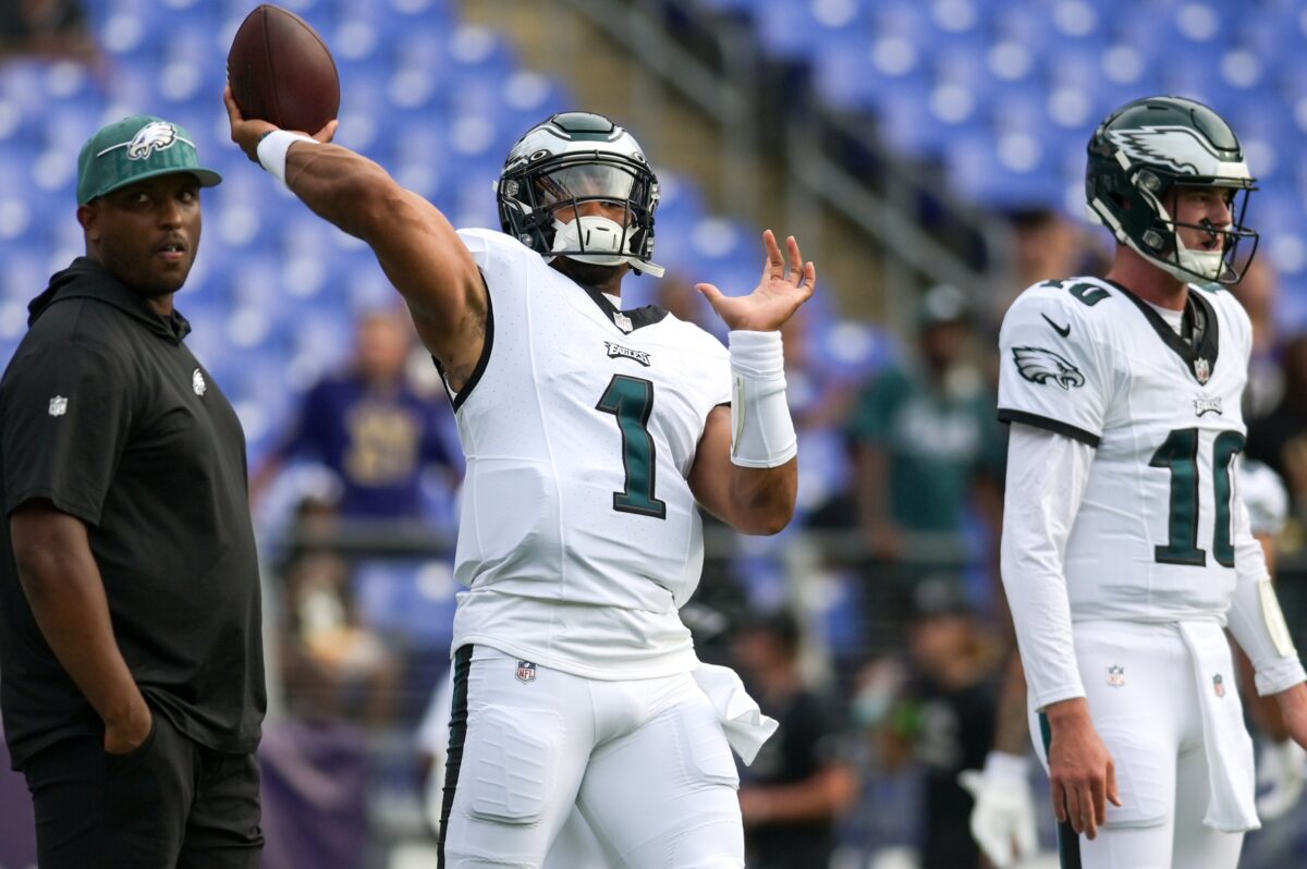 Eagles to sit QB Jalen Hurts and other key starters in preseason opener vs. Ravens