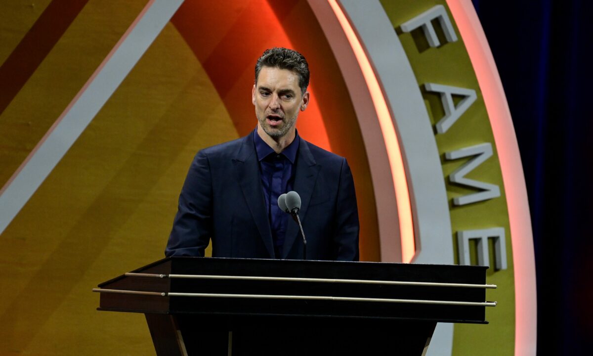 Watch: Pau Gasol’s Hall of Fame induction ceremony and speech