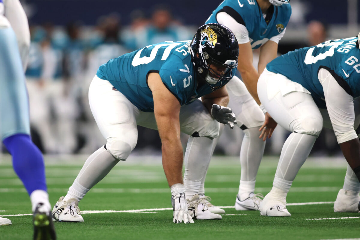 Jaguars OG Cooper Hodges will ‘miss a little time’ with patella injury