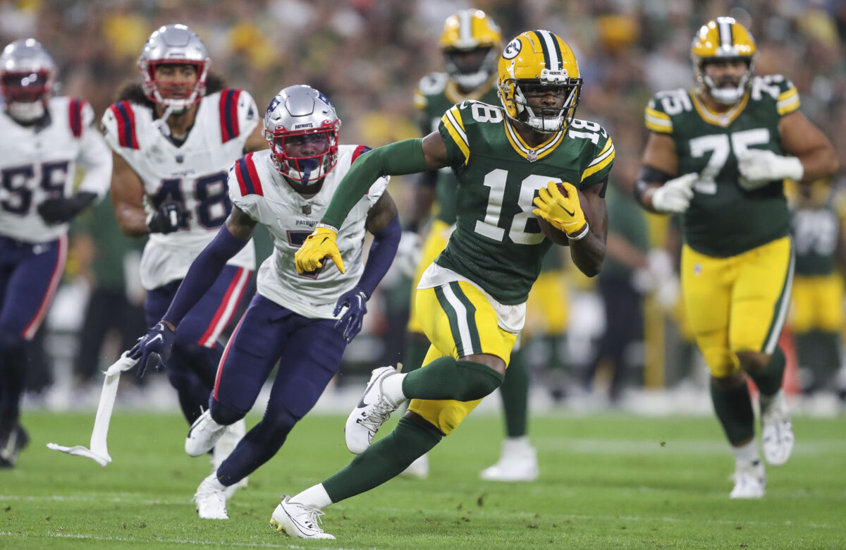 Packers rookie WR Malik Heath shines again vs. Patriots