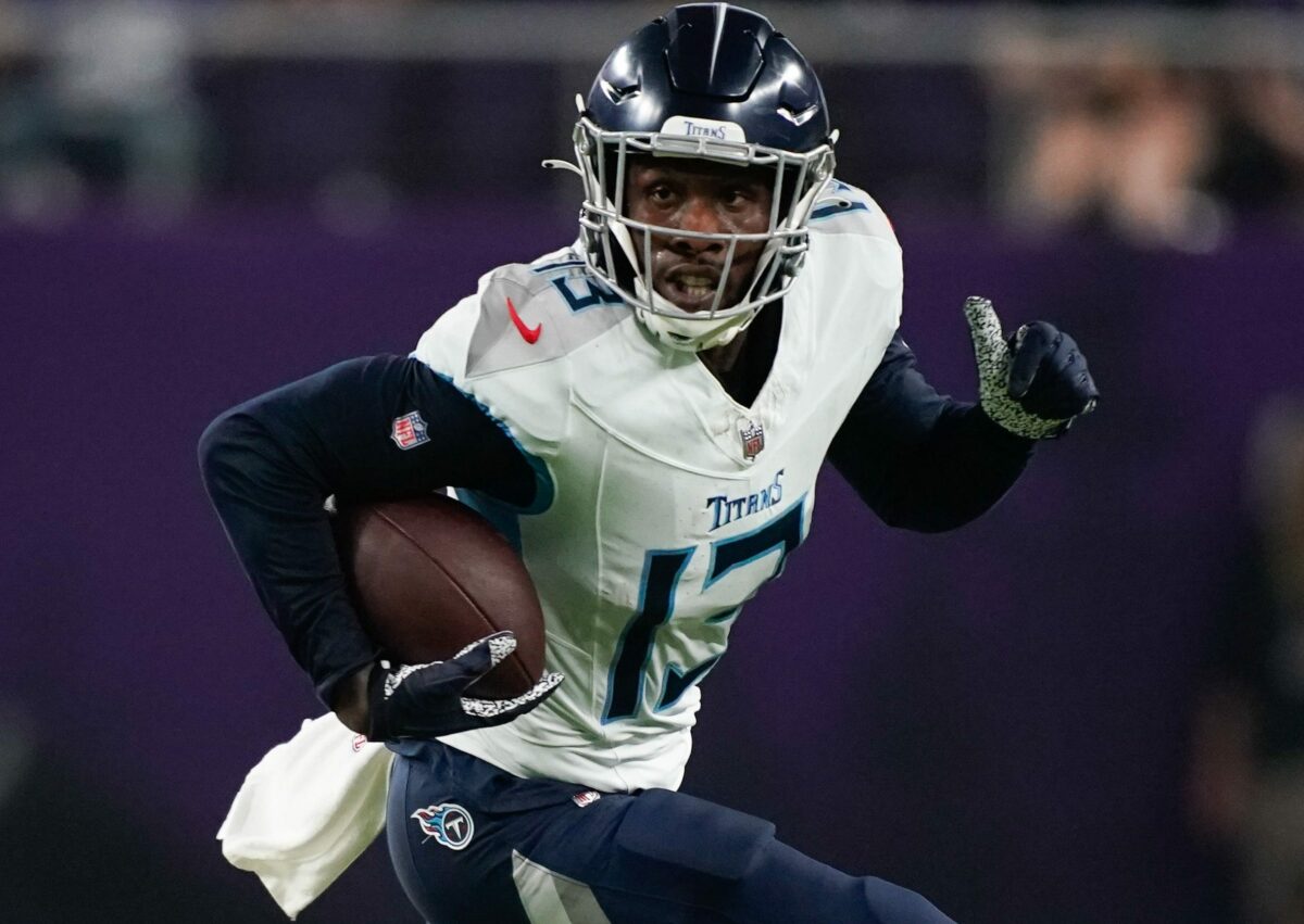 Report: Titans waiving wide receiver Racey McMath