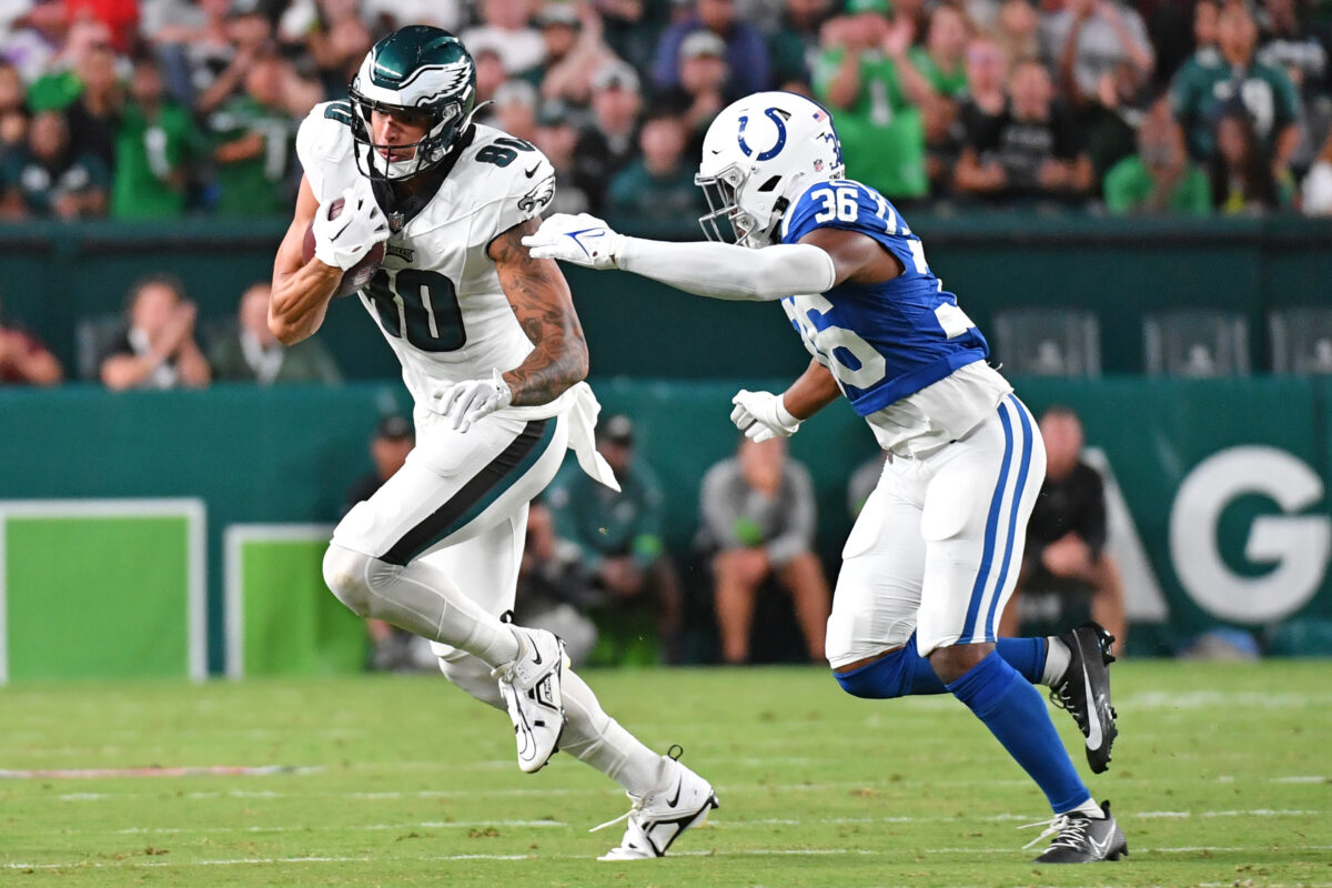 Former Eagles’ TE Tyree Jackson signs to Giants practice squad