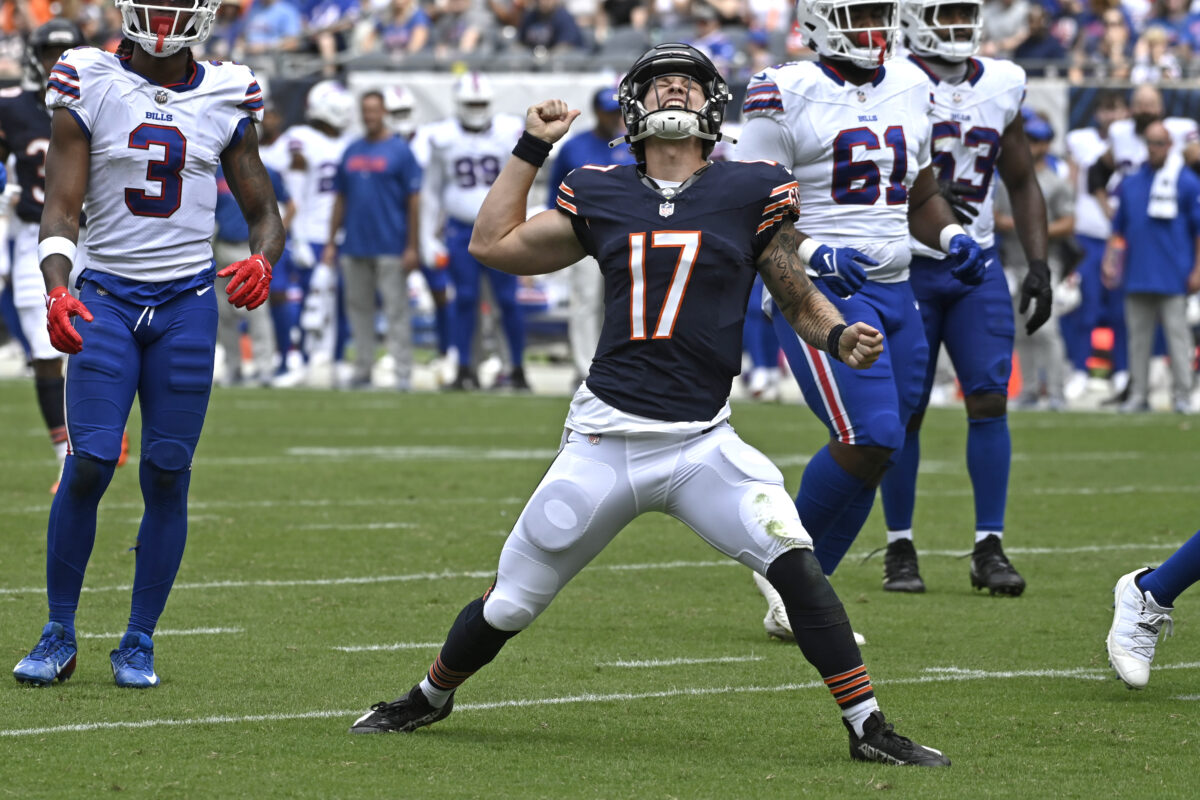Undrafted rookie Tyson Bagent wins the Bears backup QB job