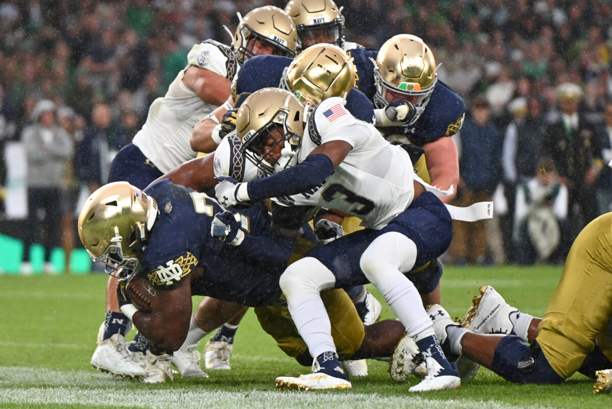 No. 13 Notre Dame vs. Navy: In-game thoughts
