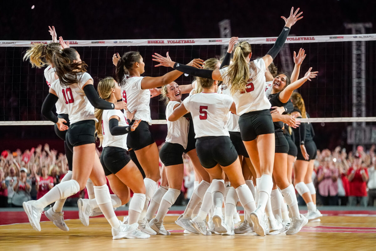 Nebraska volleyball smashes women’s sporting event attendance record