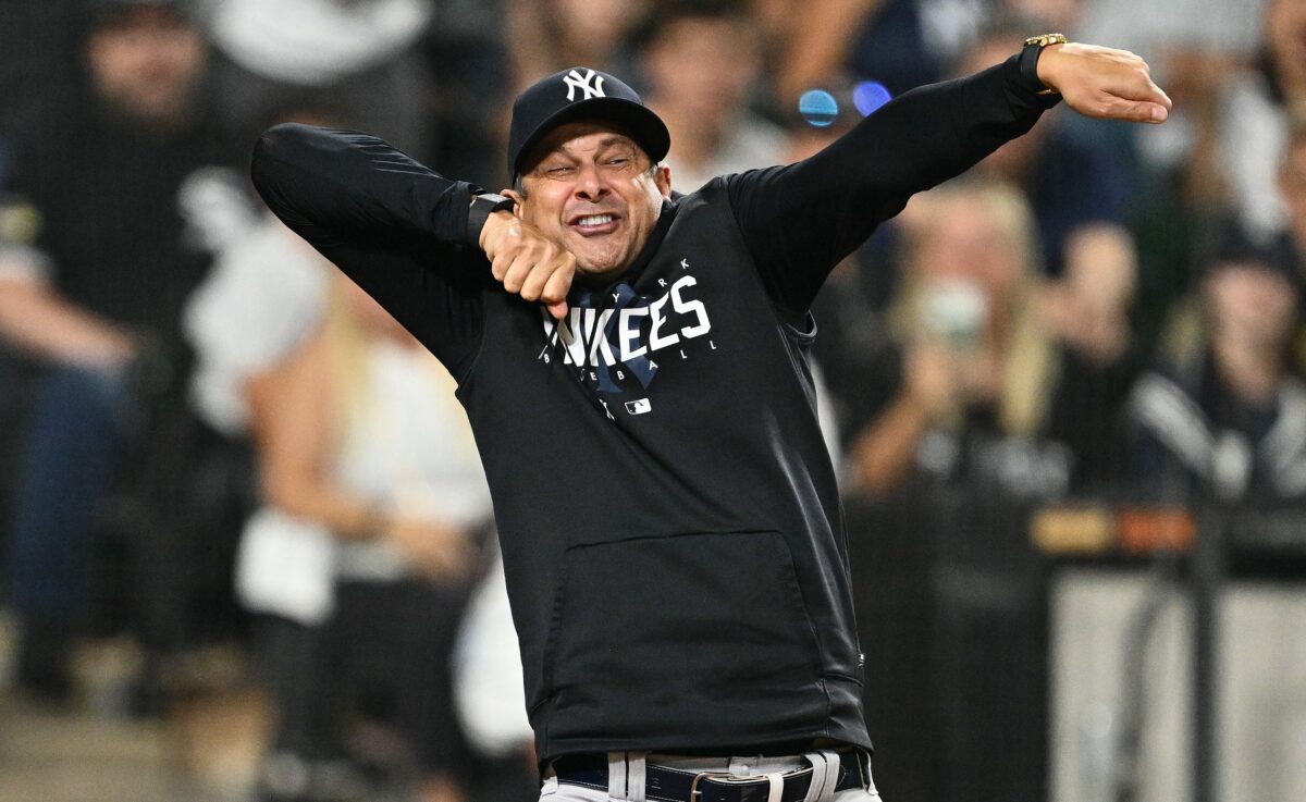Aaron Boone’s massive tantrum at Laz Diaz includes an pitch-perfect imitation of the ump