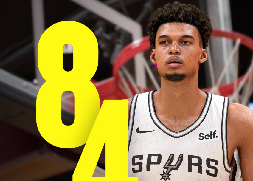 The top 24 rookie ratings in NBA 2K since NBA 2K10, with Victor Wembanyama at No. 1 overall