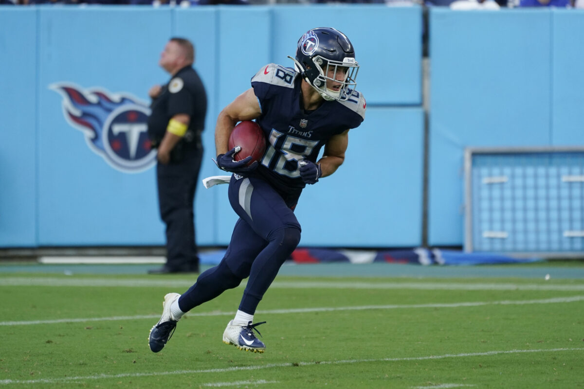 Report: Titans WR Kyle Philips suffered MCL injury vs. Vikings