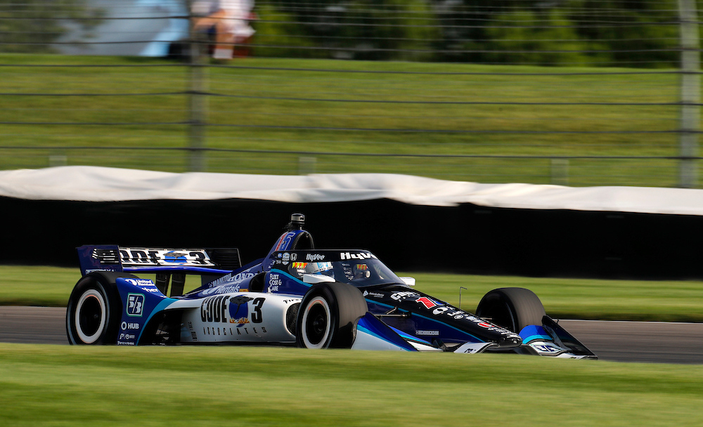 Rahal leads first IndyCar practice on Indy road course