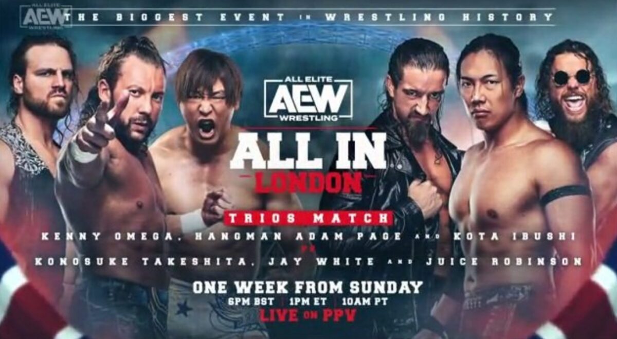 AEW All In London results: Bullet Club Gold, Konosuke Takeshita steal one from The Golden Elite