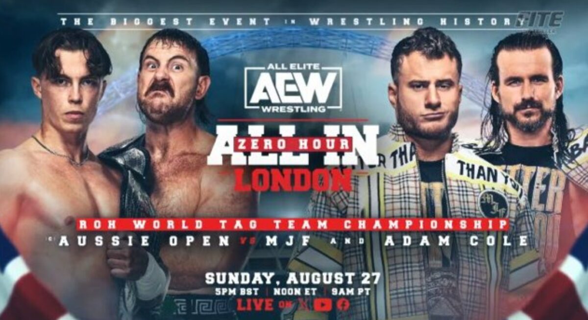 AEW All In London Zero Hour results: Two titles change hands