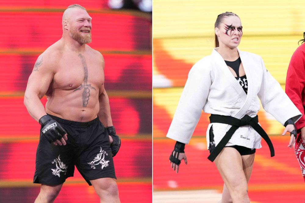 Dana White doesn’t see Brock Lesnar or Ronda Rousey returning for UFC 300 – but you never know