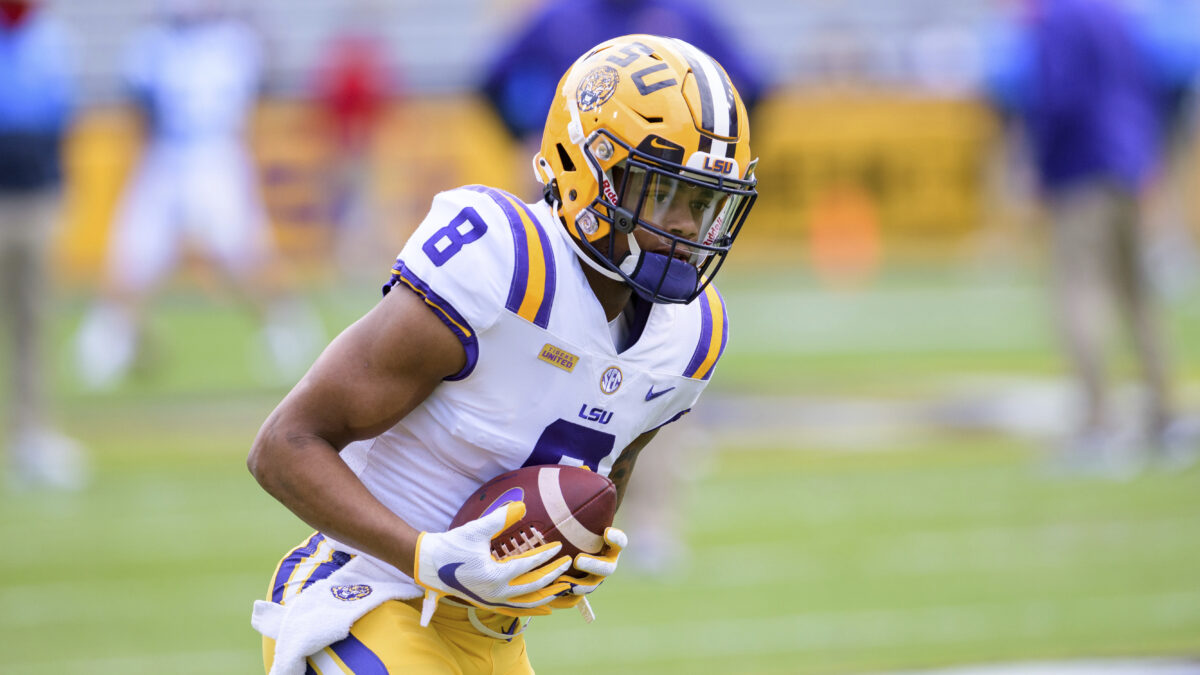 Brian Kelly explains why running back Tre Bradford earned a second chance at LSU