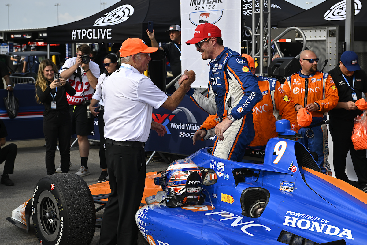 Dixon crushes fuel strategy to win WWTR as Newgarden finds wall
