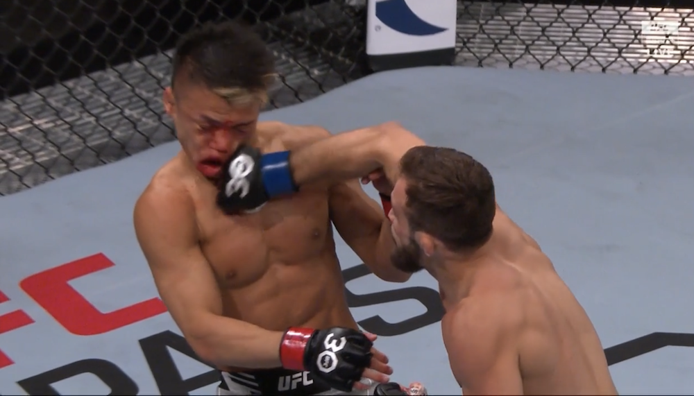 UFC Fight Night 225 video: Garrett Armfield tees off on Toshiomi Kazama for first-round TKO