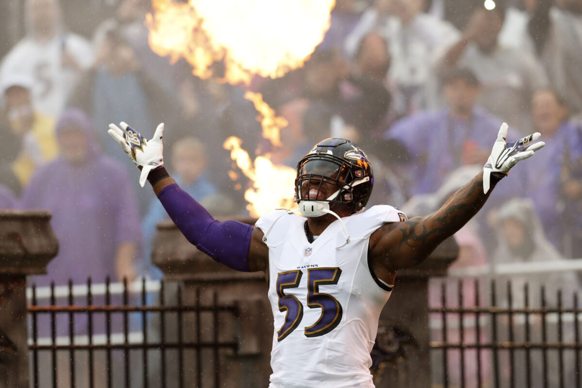 Former Ravens linebacker Terrell Suggs to be inducted into team’s Ring of Honor