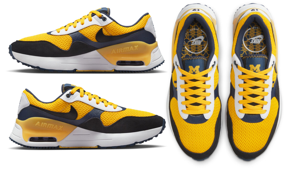 Nike releases Michigan Wolverines themed Air Max sneakers