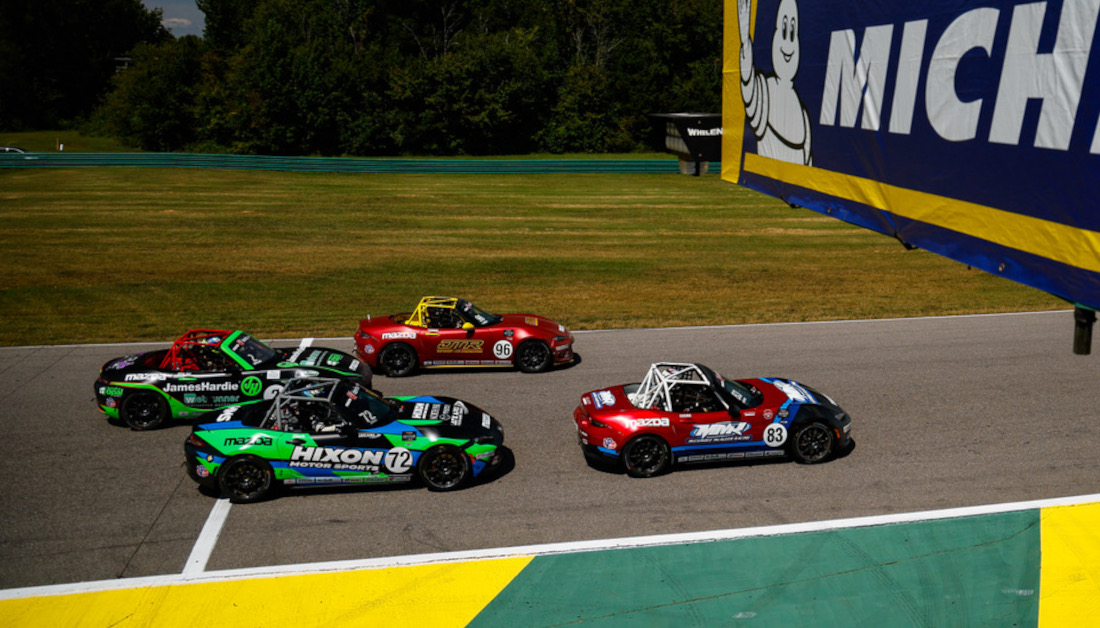 Cicero breaks through for first Mazda MX-5 Cup win at VIR