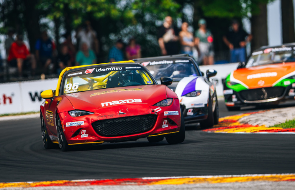 Thomas takes MX-5 Cup race two victory at Road America