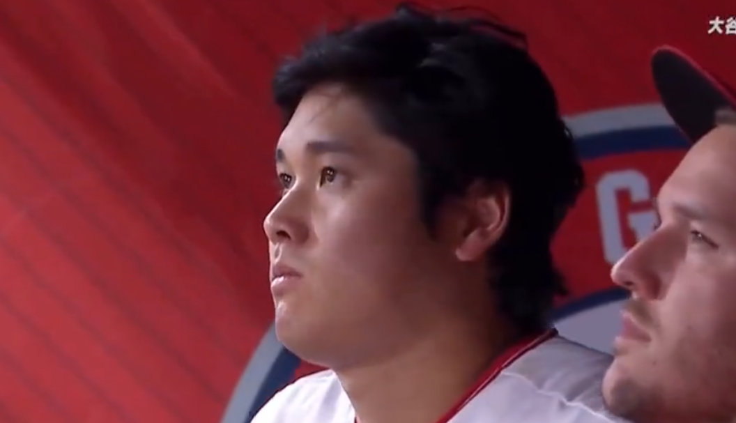 Shohei Ohtani appeared quite emotional after the Angels lost in stunning fashion
