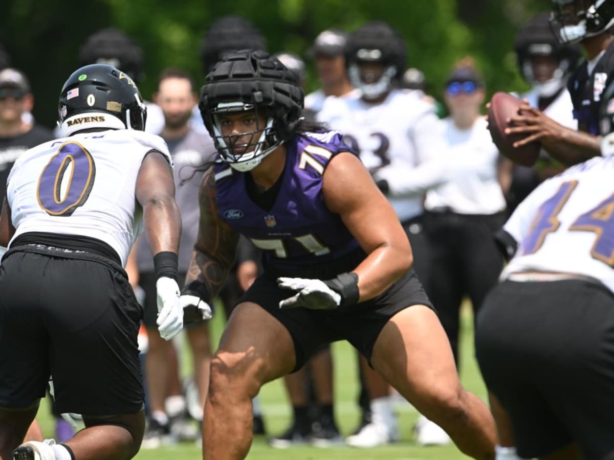 Updated depth chart projection for Ravens offense