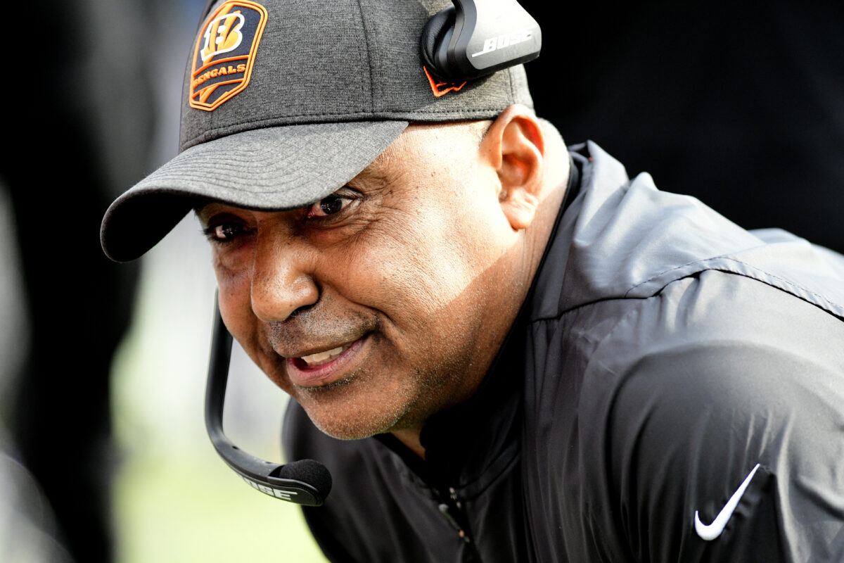 Marvin Lewis attended Ken Riley’s induction ceremony
