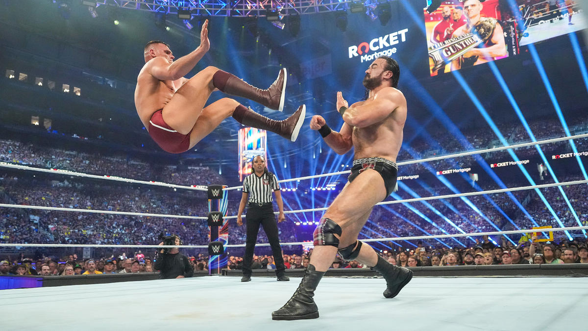SummerSlam results: Gunther outlasts Drew McIntyre in physical Intercontinental Championship match