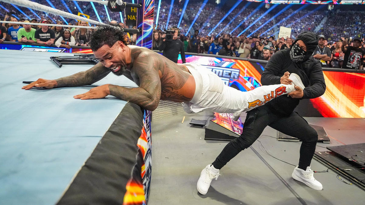 SummerSlam results: Brotherly betrayal — Jimmy Uso foils Jey Uso’s attempt to win Tribal Combat