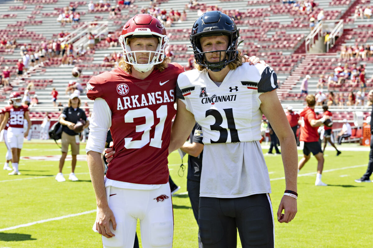 Sam Pittman pleased with Arkansas punter Max Fletcher after season opener