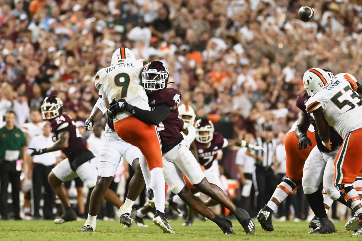 Five storylines to watch as Texas A&M takes on Miami in Week 2