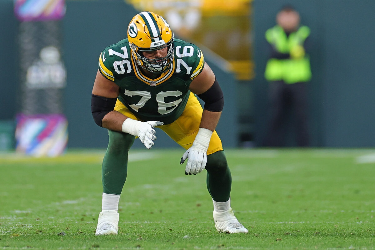 Packers RG Jon Runyan Jr. played through ankle sprain vs. Lions