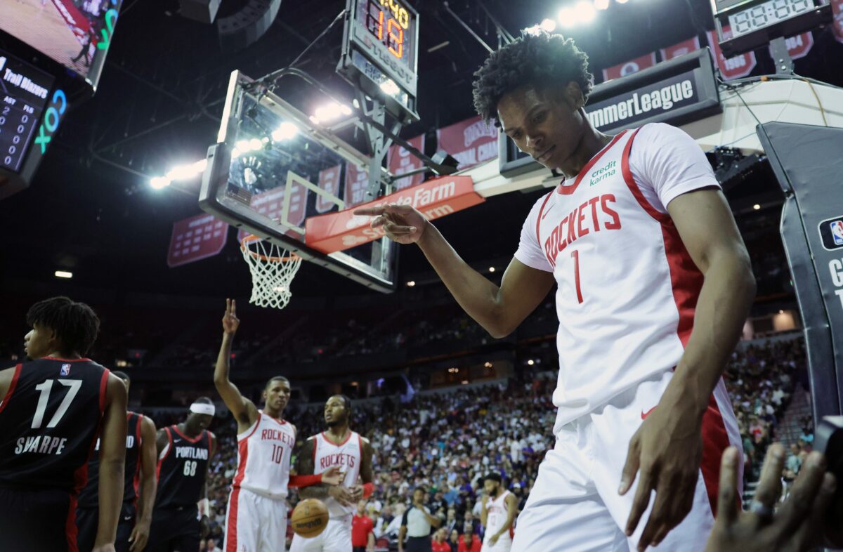 NBA scout: Rockets rookie Amen Thompson could already be NBA’s best athlete