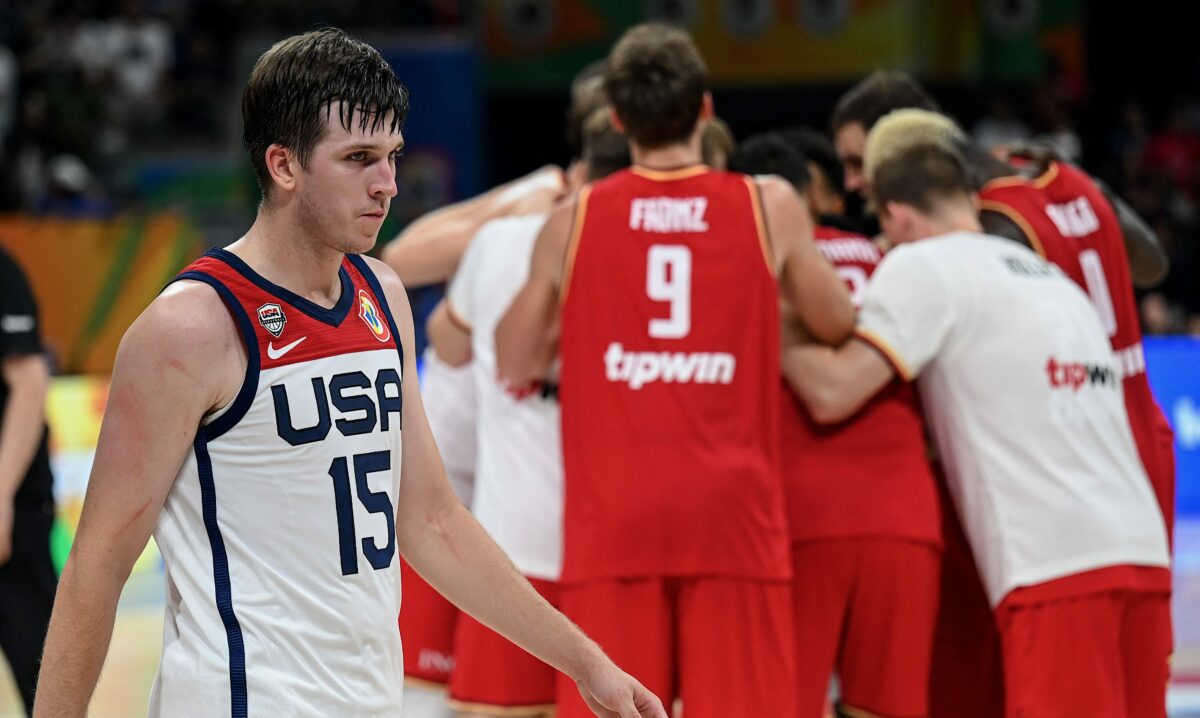 Watch: Austin Reaves comments on Team USA’s shocking loss to Germany
